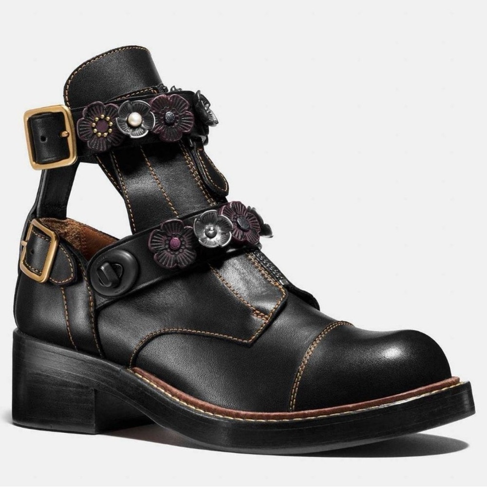 Coach Tea Rose Boots